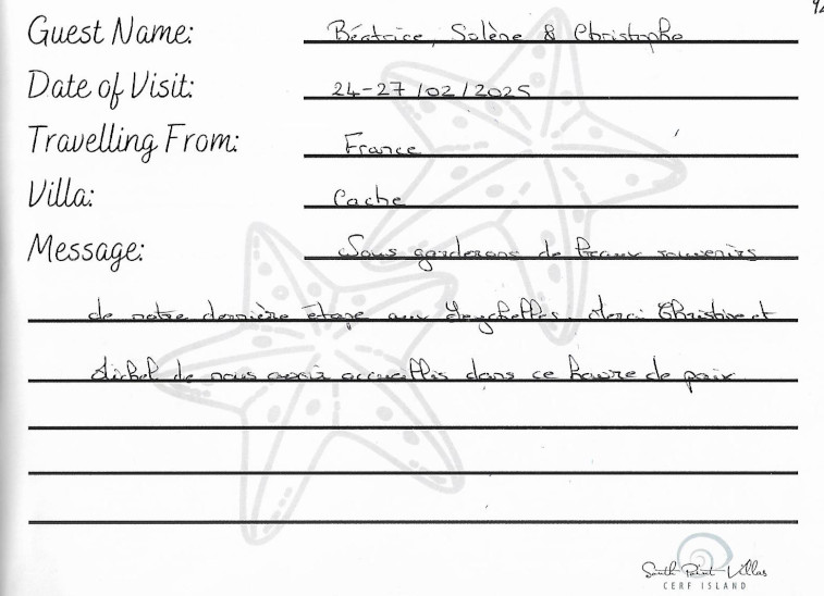 941. Beatrice Stephan; 24Th To 27Th February 2025 Cachee