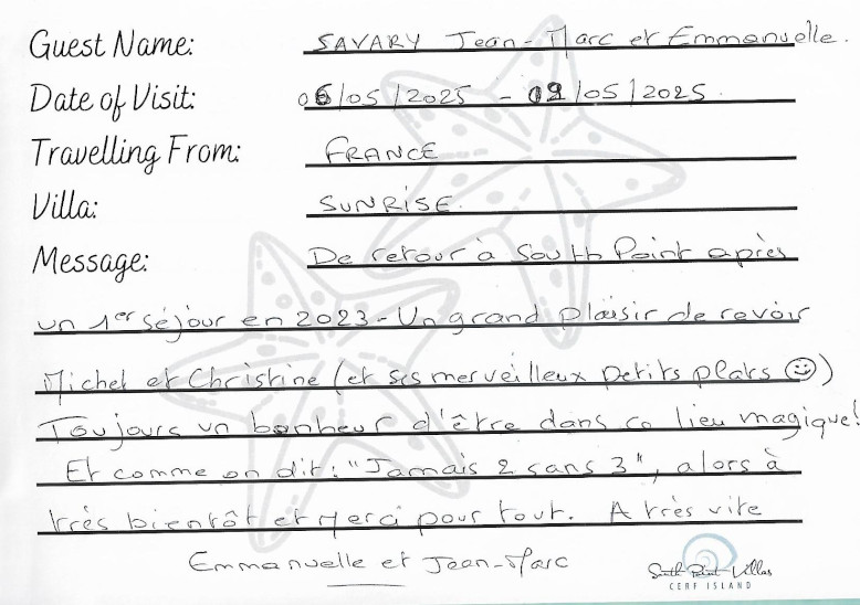 971. Jean Savary; 6Th To 9T May 2925 Sunrise